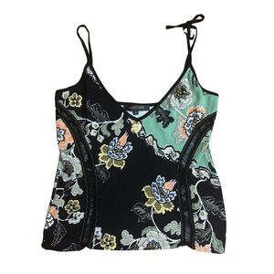 Roberto Cavalli SS2003 Chinoiserie Print Tank in Green